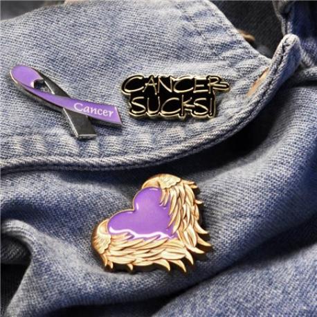 Cancer Awareness 3-Pin Set