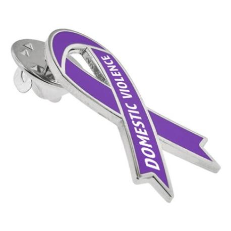     Domestic Violence Awareness 4-Pin Set