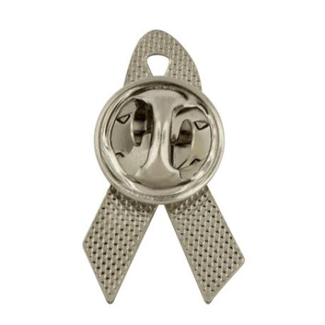 Blue and Yellow Down Syndrome Awareness Ribbon Pin