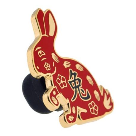     Chinese Zodiac Pin - Year of the Rabbit